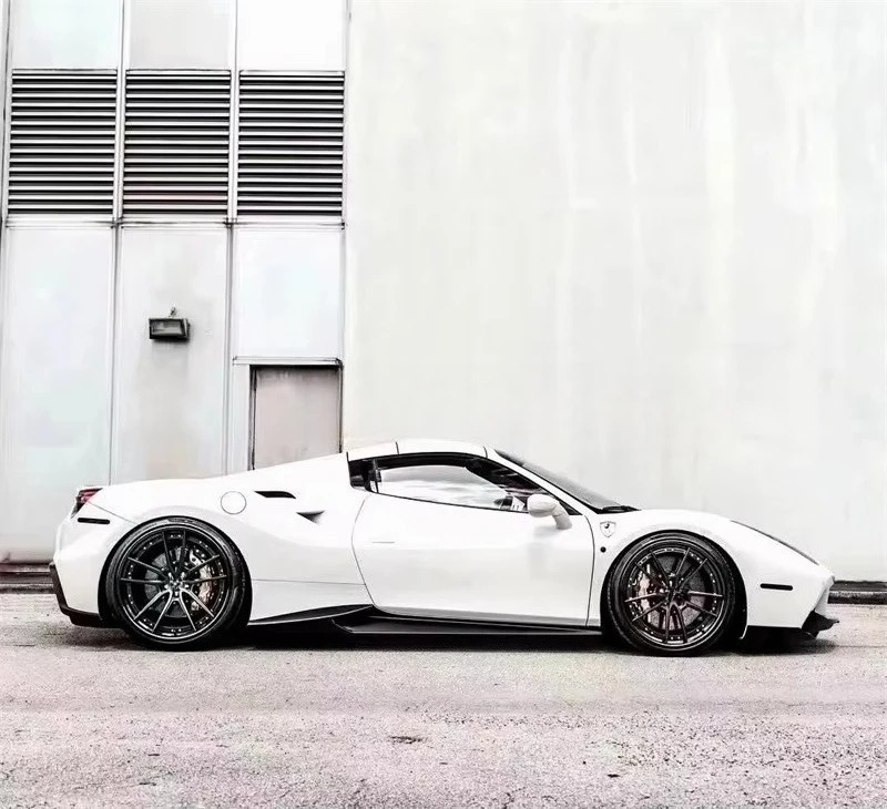 Novite Ross Style Carbon Fiber Body Kits for  488 GTB Wing Front Lip